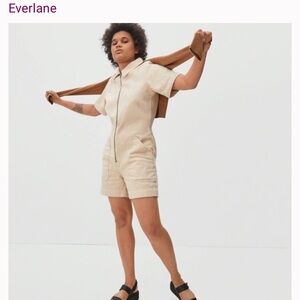 Everlane Denim Short Coverall